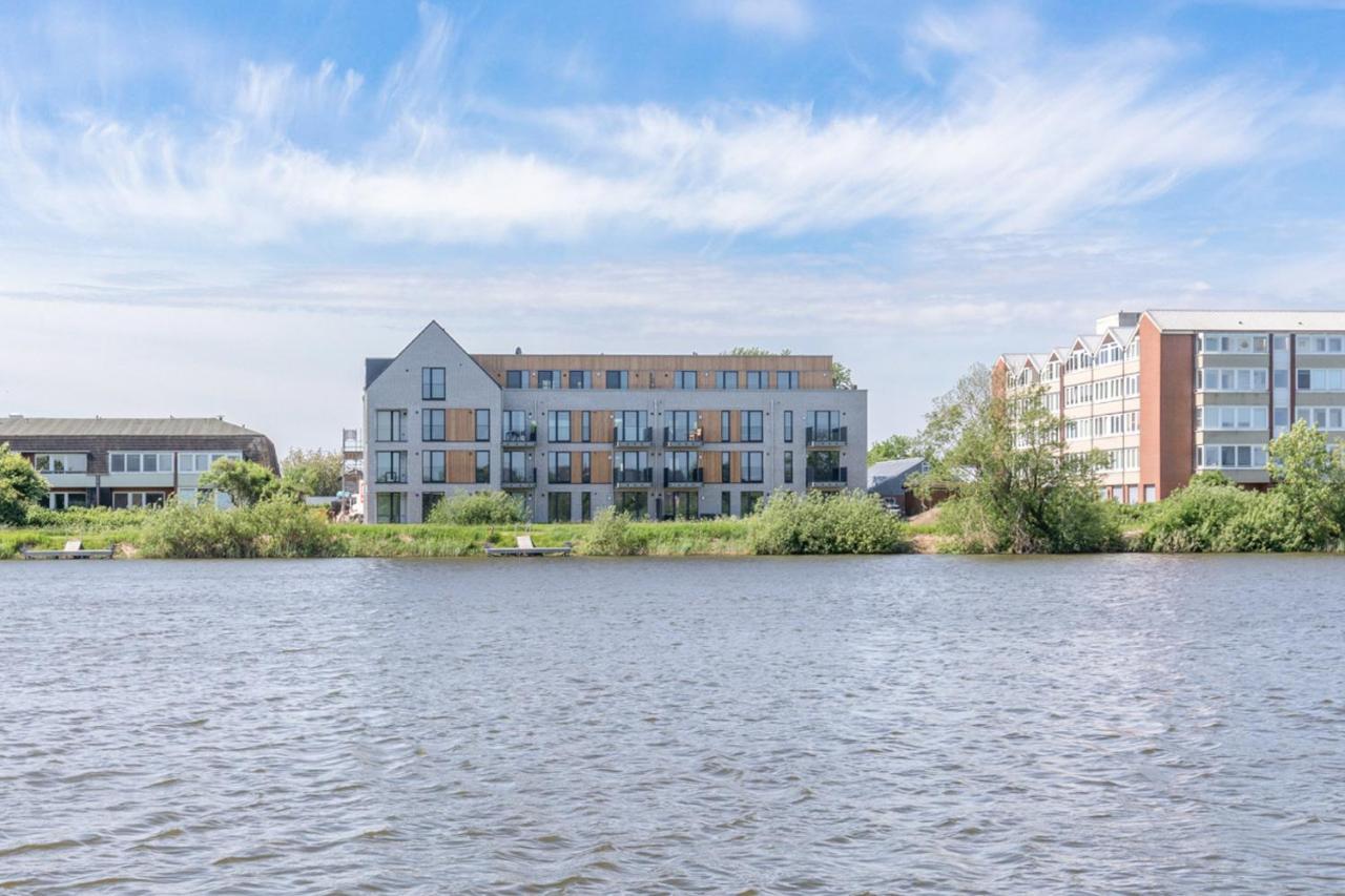 Ferienwohnung "Halligstork" Direkt Am Nordseedeich Mit Blick Auf Den See Nordstrand Exterior photo