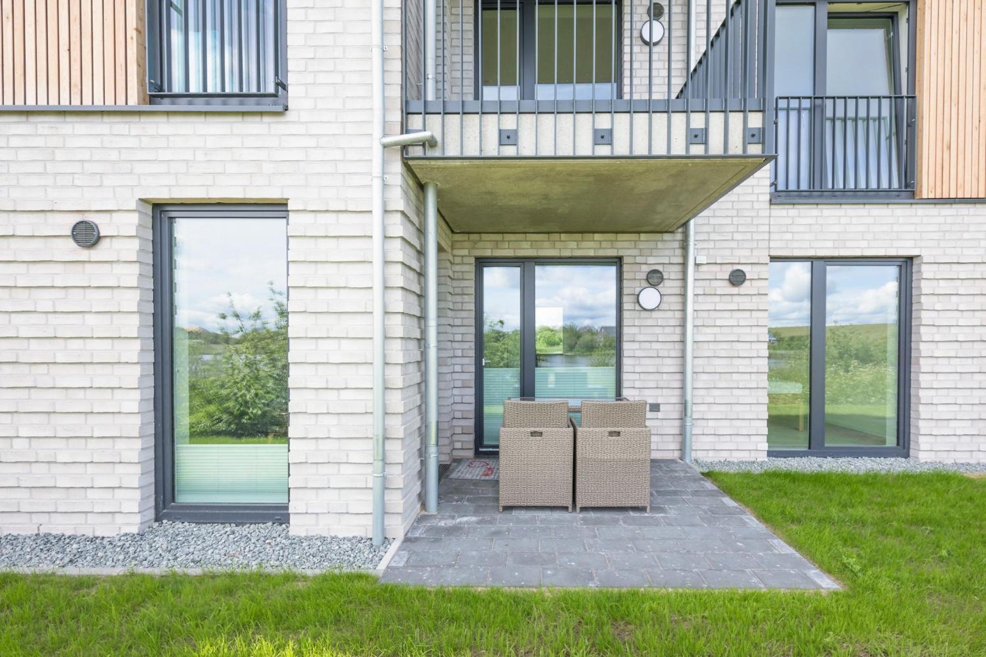Ferienwohnung "Halligstork" Direkt Am Nordseedeich Mit Blick Auf Den See Nordstrand Exterior photo
