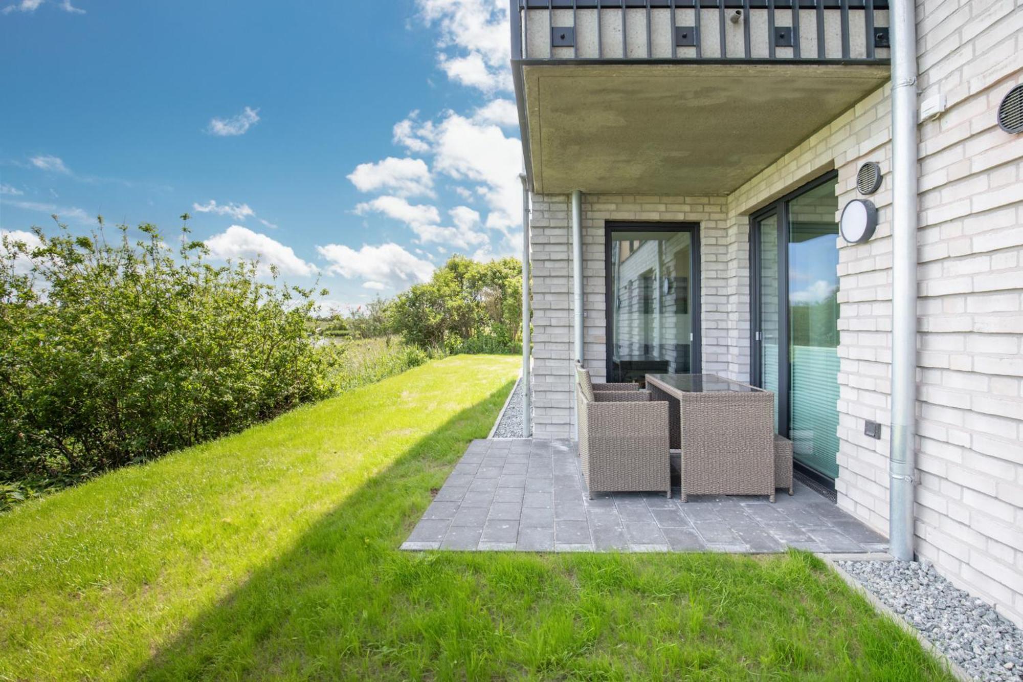 Ferienwohnung "Halligstork" Direkt Am Nordseedeich Mit Blick Auf Den See Nordstrand Exterior photo