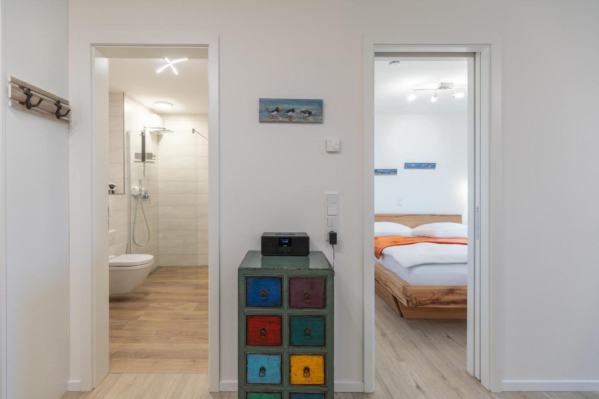 Ferienwohnung "Halligstork" Direkt Am Nordseedeich Mit Blick Auf Den See Nordstrand Exterior photo